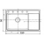 Zlewozmywak Pyramis CAMEA 79x50 1B 1D karbon 070058501